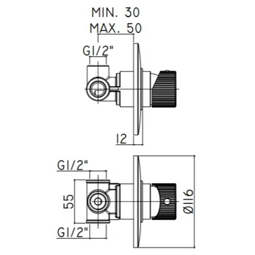 Смеситель для душа Paffoni Jo JO011NO Смеситель для душа Paffoni Jo JO011NO
