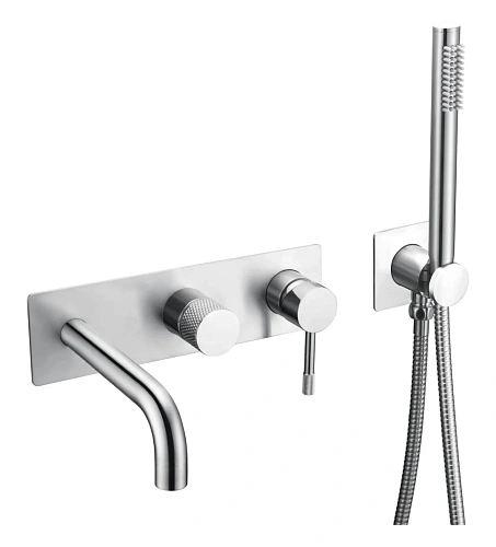 Смеситель для ванны Boheme Uno Chrome 464-3-CR встраиваемый Смеситель для ванны Boheme Uno Chrome 464-3-CR встраиваемый
