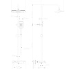 Душевая система Wonzon & Woghand белый матовый (WW-AE33110-MW) Душевая система Wonzon & Woghand белый матовый (WW-AE33110-MW)