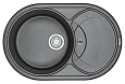 Кухонная мойка Granula 7801, ШВАРЦ (чёрный металлик) кухонная мойка, кварц 775х495 Кухонная мойка Granula 7801, ШВАРЦ (чёрный металлик) кухонная мойка, кварц 775х495