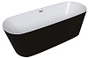 Картинка анонса товара «ванна отдельностоящая grossman forta gr-2601b black (170x70x60)»