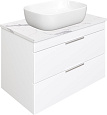 Тумба с раковиной STWORKI Копенгаген Копенгаген 80 белая, со столешницей Stone Energy 80 и сифоном N 582090 Тумба с раковиной STWORKI Копенгаген Копенгаген 80 белая, со столешницей Stone Energy 80 и сифоном N 582090