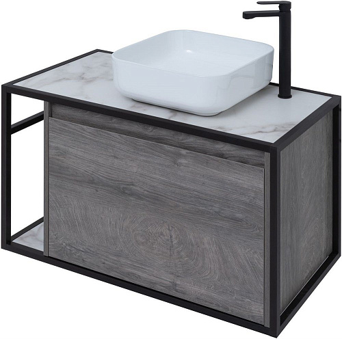 Тумба под раковину Aquanet Nova Lite Loft 90 R дуб рошелье 00261655 Тумба под раковину Aquanet Nova Lite Loft 90 R дуб рошелье 00261655