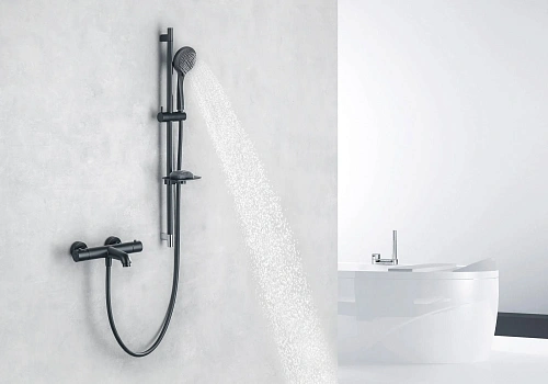 Душевой гарнитур Aquatek ВЕГА AQ2011MB черный матовый Душевой гарнитур Aquatek ВЕГА AQ2011MB черный матовый