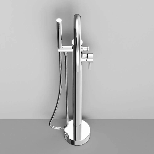 Смеситель для ванны AM.PM Sense F7514100, отдельностоящий, хром Смеситель для ванны AM.PM Sense F7514100, отдельностоящий, хром