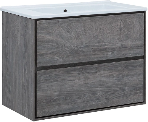 Тумба под раковину Aquanet Милан 85 дуб рошелье 00339969 подвесная Тумба под раковину Aquanet Милан 85 дуб рошелье 00339969 подвесная