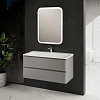 Тумба под раковину AQUAme AQM900410GM S4 подвесная 100 см серый Тумба под раковину AQUAme AQM900410GM S4 подвесная 100 см серый