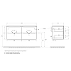 Тумба под раковину BelBagno ETNA 1200x455x500 ETNA-1200-4C-SO-2-BO подвесная Bianco Opaco Тумба под раковину BelBagno ETNA 1200x455x500 ETNA-1200-4C-SO-2-BO подвесная Bianco Opaco