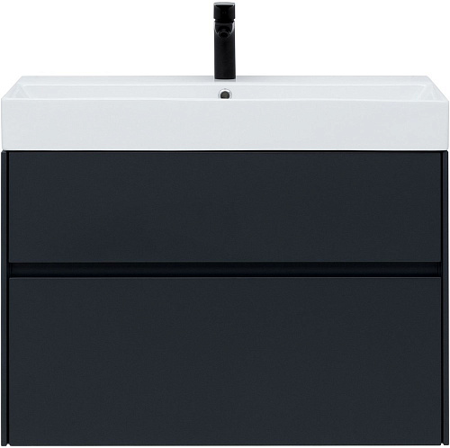 Тумба под раковину Aquanet Бруклин 85 антрацит матовый 00310142 Тумба под раковину Aquanet Бруклин 85 антрацит матовый 00310142