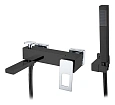 Смеситель для ванны Boheme BlackChrome 143-BCR с душем Смеситель для ванны Boheme BlackChrome 143-BCR с душем