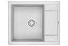 Кухонная мойка Granula 6002, АРКТИК (БЕЛЫЙ), кварц 600х500 Кухонная мойка Granula 6002, АРКТИК (БЕЛЫЙ), кварц 600х500