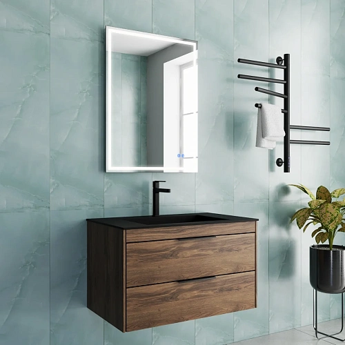 Тумба под раковину Vincea Chiara 2D 800 VMC-2C2800CO подвесная, С.Oak Тумба под раковину Vincea Chiara 2D 800 VMC-2C2800CO подвесная, С.Oak