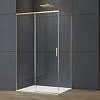 Душевой уголок Vincea Soft 2 VSR-3SO28013CLG, 1300x800, брашированное золото, стекло прозрачное