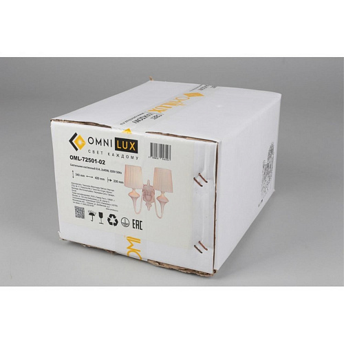 Светильник настенный (Бра) Omnilux Monsano OML-72501-02 Светильник настенный (Бра) Omnilux Monsano OML-72501-02