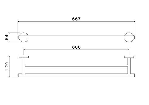 Полотенцедержатель Aquatek ОБЕРОН AQ4230MB черный матовый Полотенцедержатель Aquatek ОБЕРОН AQ4230MB черный матовый