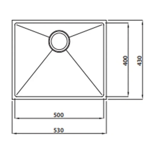 Кухонная мойка Kaiser KTM-5343 Кухонная мойка Kaiser KTM-5343