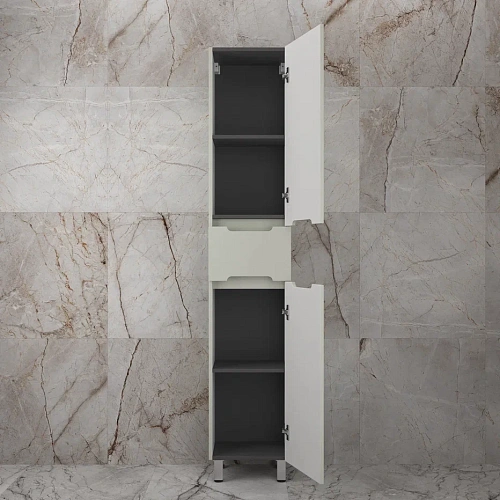 Шкаф-пенал Style Line Матис 36 см ЛС-00002440 напольный, олива Шкаф-пенал Style Line Матис 36 см ЛС-00002440 напольный, олива