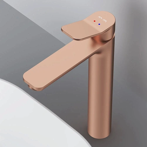 Смеситель для раковины AM.PM X-Joy F85A92044, высокий, розовое золото Смеситель для раковины AM.PM X-Joy F85A92044, высокий, розовое золото
