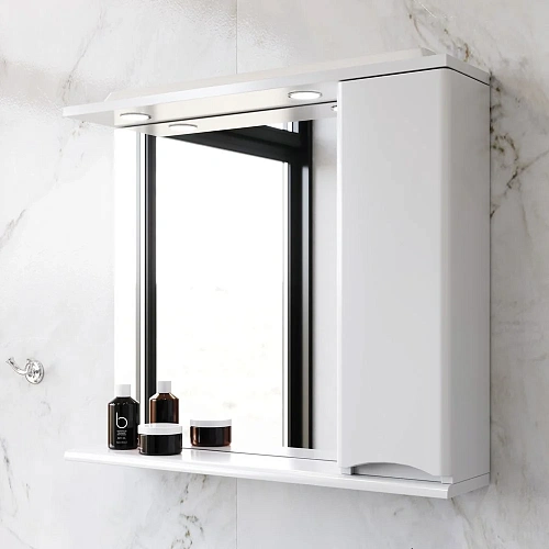 Комплект мебели AM.PM Like 80 BK80GE белый, со смесителем для раковины и аксессуарами Комплект мебели AM.PM Like 80 BK80GE белый, со смесителем для раковины и аксессуарами