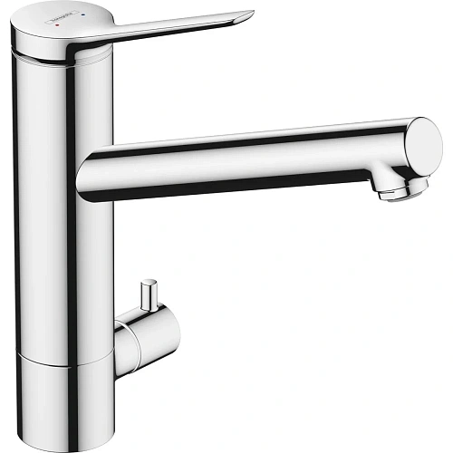 Смеситель для кухни Hansgrohe Zesis M33 200, с поворотным изливом, с запорным вентилем 74807000, хро Смеситель для кухни Hansgrohe Zesis M33 200, с поворотным изливом, с запорным вентилем 74807000, хро