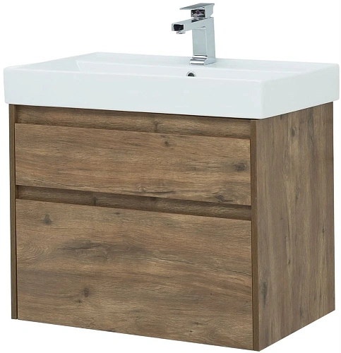 Тумба под раковину Aquanet Nova Lite 75 дуб рустикальный (2 ящика) 00249515 Тумба под раковину Aquanet Nova Lite 75 дуб рустикальный (2 ящика) 00249515