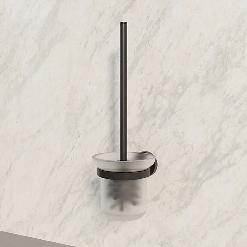 Ершик для унитаза IDDIS Sena SENSBG0i47 черный матовый, матовое стекло Ершик для унитаза IDDIS Sena SENSBG0i47 черный матовый, матовое стекло