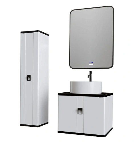 Тумба под раковину GROSSMAN НОРМА-60 см с 1-ящ. белый глянец (ум.GR-3013,3016) подвесная 106016 Тумба под раковину GROSSMAN НОРМА-60 см с 1-ящ. белый глянец (ум.GR-3013,3016) подвесная 106016