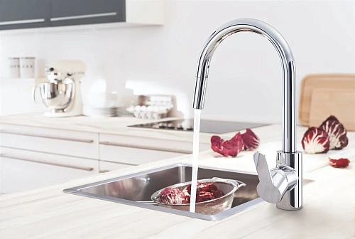 Смеситель для кухни GROHE Eurostyle Cosmopolitan, высокий излив, хром (31482003) Смеситель для кухни GROHE Eurostyle Cosmopolitan, высокий излив, хром (31482003)