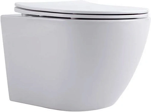 Унитаз подвесной Aquanet Rimless Cetus W Short LX-1900 с сиденьем Унитаз подвесной Aquanet Rimless Cetus W Short LX-1900 с сиденьем