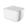 Картинка анонса товара «унитаз подвесной charus pinto rimless ewc700-126w безободковый, c легкосъемным сиденьем, с функцией микролифт»