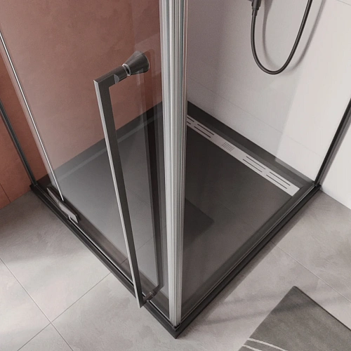 Душевой уголок CEZARES LINER-A-1-90-C-GM-R 90x90 см Душевой уголок CEZARES LINER-A-1-90-C-GM-R 90x90 см