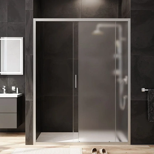 Душевая дверь AM.PM Gem W90G-150-1-195MM 150х195, стекло матовое, профиль хром матовый Душевая дверь AM.PM Gem W90G-150-1-195MM 150х195, стекло матовое, профиль хром матовый