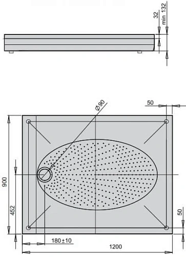 Душевой поддон Radaway Paros D1200 MBD9012-03-1ART 120x90 MBD9012-03-1(ART) Душевой поддон Radaway Paros D1200 MBD9012-03-1ART 120x90 MBD9012-03-1(ART)
