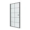 Душевая дверь NEW TRENDY NEW SOLEO BLACK одинарные 70x195 D-0275A (черный)