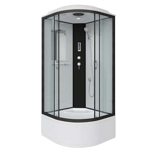 Душевая кабина Niagara Classic NG-6707-14P (800х800х2150) высокий поддон (40см) стекло прозрачное черные профиля 67071414P Душевая кабина Niagara Classic NG-6707-14P (800х800х2150) высокий поддон (40см) стекло прозрачное черные профиля 67071414P