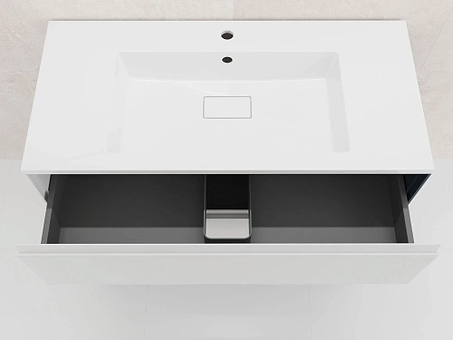 Тумба под раковину Style Line ЛИМА 100 ЛС-00002352 подвесная белый Тумба под раковину Style Line ЛИМА 100 ЛС-00002352 подвесная белый