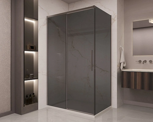 Душевой уголок Vincea Stella VSR-1ST9012CGGM 1200x900 вороненая сталь, стекло тонированное Душевой уголок Vincea Stella VSR-1ST9012CGGM 1200x900 вороненая сталь, стекло тонированное