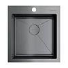 Кухонная мойка Omoikiri Akisame 46-GM нерж.сталь/вороненая сталь 4973095 Кухонная мойка Omoikiri Akisame 46-GM нерж.сталь/вороненая сталь 4973095