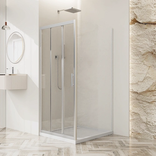 Душевой уголок BelBagno UNO-195-AHF-31-100/70-C-Cr 100x70 см, профиль хром, стекло прозрачное Душевой уголок BelBagno UNO-195-AHF-31-100/70-C-Cr 100x70 см, профиль хром, стекло прозрачное