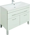 Тумба с раковиной Aquanet Верона 90 белый (напольная 1 ящик 2 дверцы) 00287673 Тумба с раковиной Aquanet Верона 90 белый (напольная 1 ящик 2 дверцы) 00287673