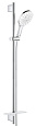 Душевой гарнитур GROHE Rainshower SmartActive 150, 3 вида струй, белая луна (26594LS0) Душевой гарнитур GROHE Rainshower SmartActive 150, 3 вида струй, белая луна (26594LS0)