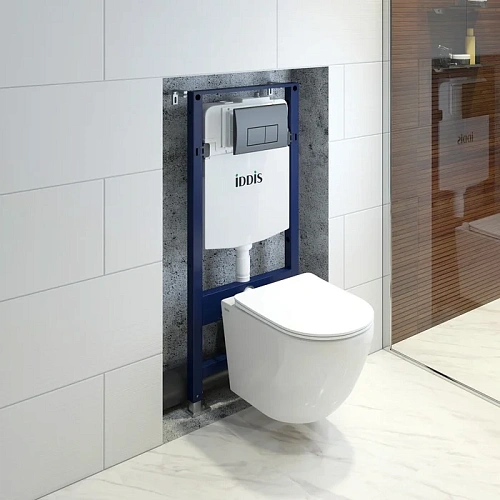 Комплект унитаза IDDIS с инсталляцией и клавишей смыва (BASB020i73) Комплект унитаза IDDIS с инсталляцией и клавишей смыва (BASB020i73)