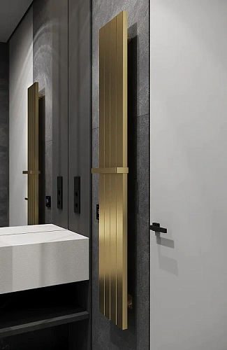 Полотенцесушитель электрический Boheme Flat MATT GOLD 725-MG Полотенцесушитель электрический Boheme Flat MATT GOLD 725-MG