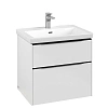 Тумба под раковину Villeroy &amp; Boch Subway 3.0 с подсветкой Brilliant White / Brilliant White C576L1V C576L1VE