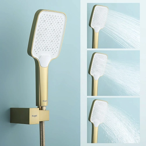 Душевая система Raglo R01.27.03 встраиваемая, золотой сатин Душевая система Raglo R01.27.03 встраиваемая, золотой сатин