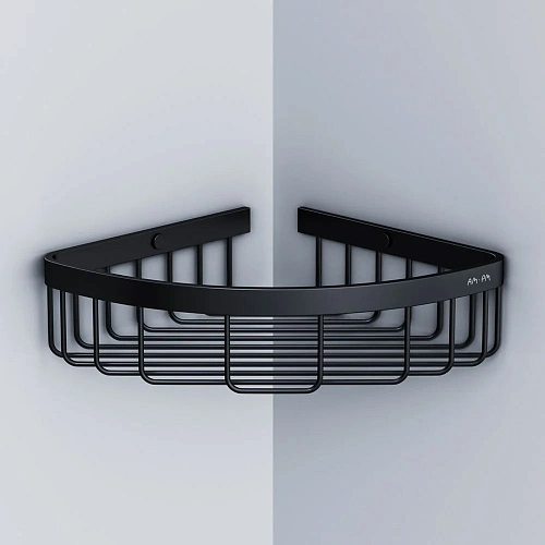 Полка AM.PM Sense L A7452122 угловая, черный Полка AM.PM Sense L A7452122 угловая, черный