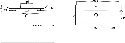 Раковина STWORKI 100 9100-KL 560020 Раковина STWORKI 100 9100-KL 560020
