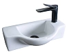 Картинка анонса товара «раковина gid n9306 61109 подвесная белая 44.5x25x12»