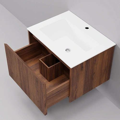 Тумба с раковиной ArtDecco Camilla 60 ACM06W22S200 черный орех Тумба с раковиной ArtDecco Camilla 60 ACM06W22S200 черный орех