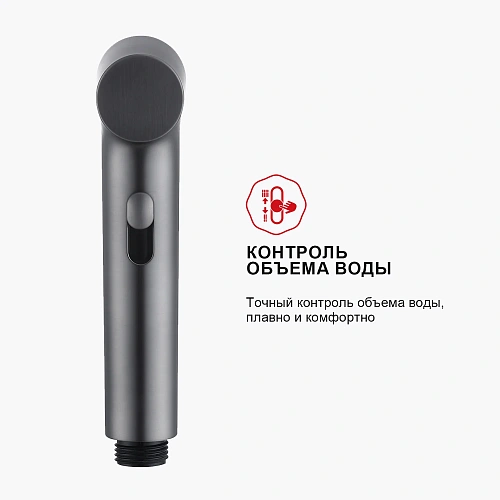 Гигиенический душ Raglo R03.51.09, графит Гигиенический душ Raglo R03.51.09, графит